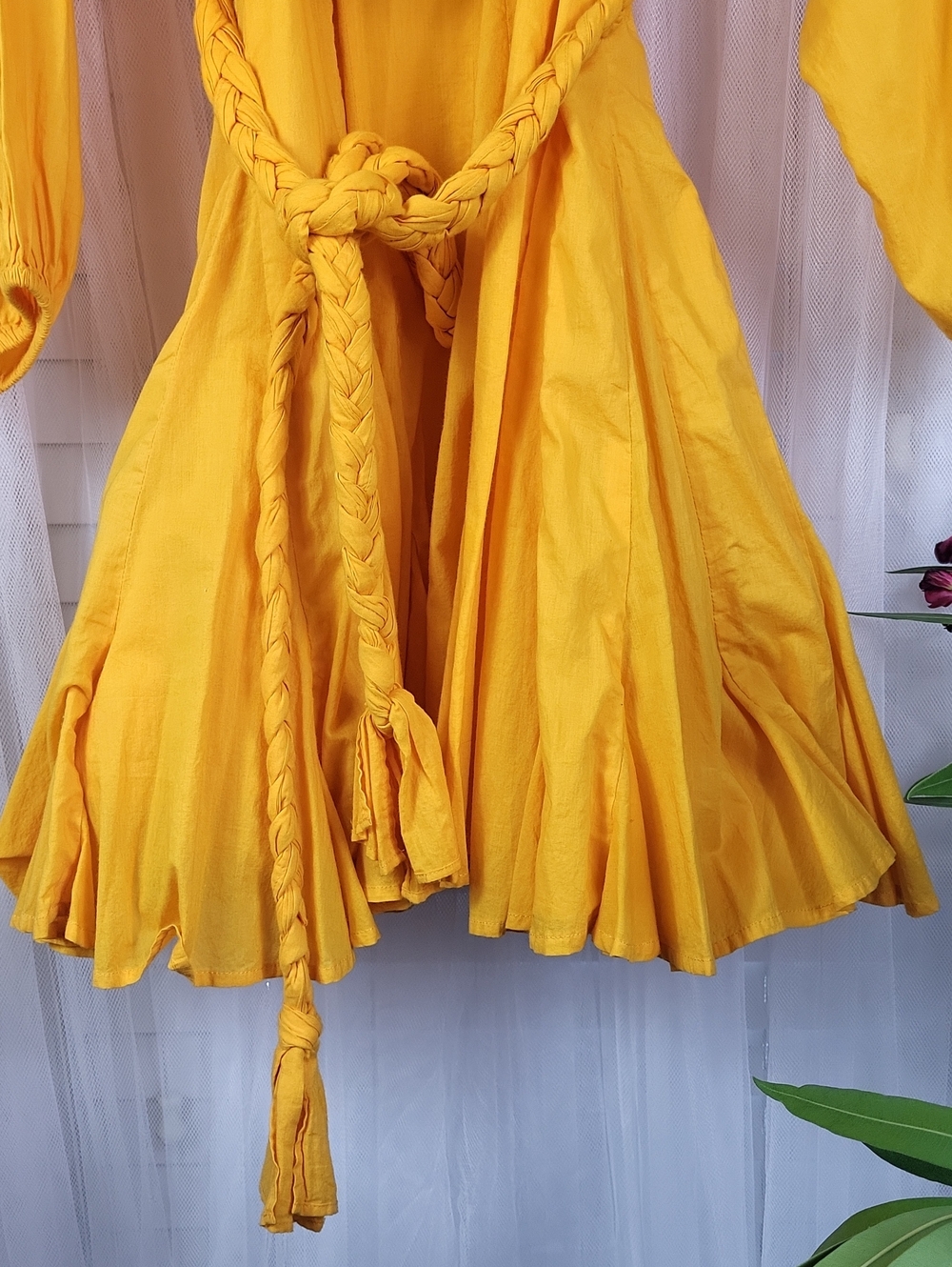 RHODE Resort Sunny Yellow Dress. Size L - Picture 2 of 11